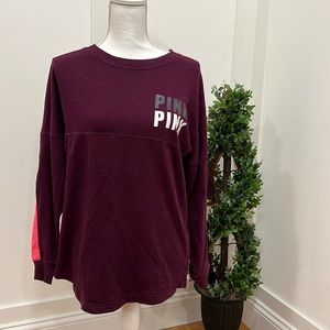 Pink Victoria Secret long sleeve tee